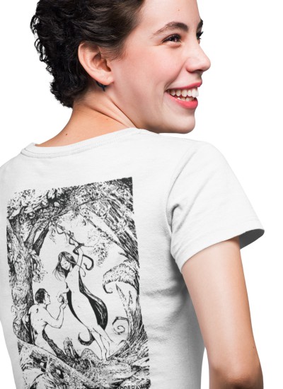 01009  Eva Adam Unisex T-shirt  Moderaw  