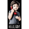 01008  Hello God Unisex T-shirt  Moderaw  