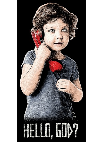 01008  Hello God Unisex T-shirt  Moderaw  