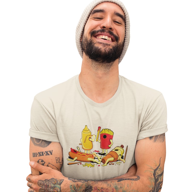 01006  Junk Food Unisex T-shirt  Moderaw  