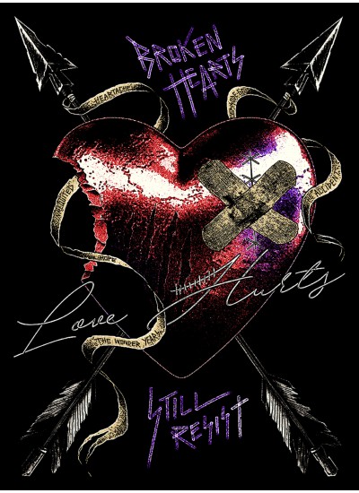 01005  Love  Hurts  Unisex T-shirt  Moderaw  