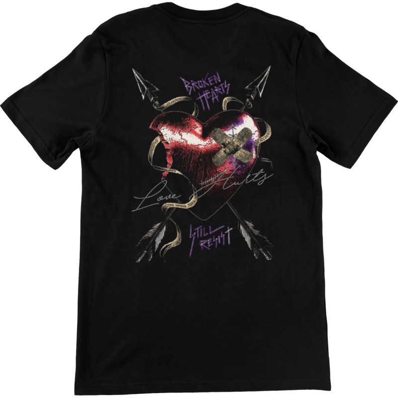 01005  Love  Hurts  Unisex T-shirt  Moderaw  