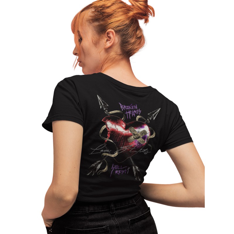 01005  Love  Hurts  Unisex T-shirt  Moderaw  