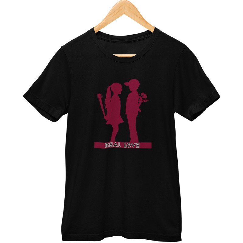 01001  Real Love  Unisex T-shirt  Moderaw  