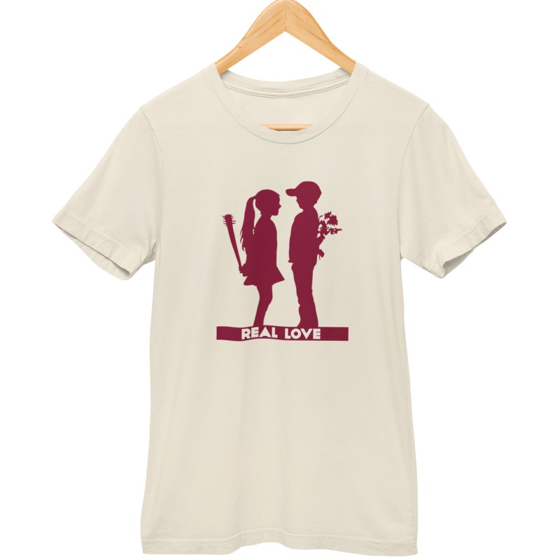 01001  Real Love  Unisex T-shirt  Moderaw  