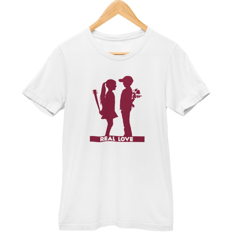 01001  Real Love  Unisex T-shirt  Moderaw  