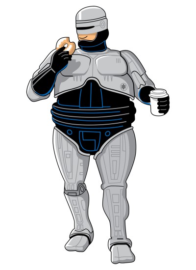 0999  Robo Donut  Unisex T-shirt  Moderaw  