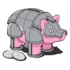 7886 Robo Pig Unisex T-shirt  Moderaw  