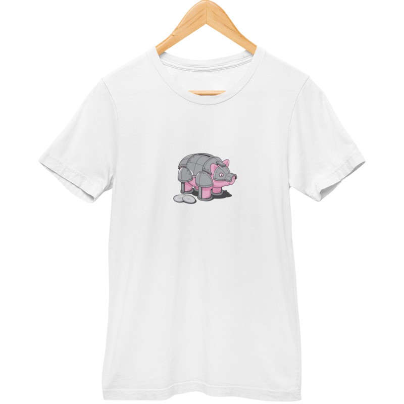 7886 Robo Pig Unisex T-shirt  Moderaw  