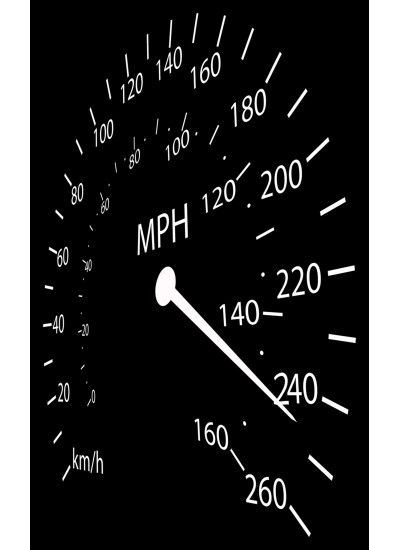 01000  Speedometer  Unisex T-shirt  Moderaw  