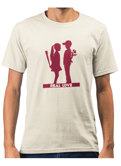 01001  Real Love  Unisex T-shirt  Moderaw  
