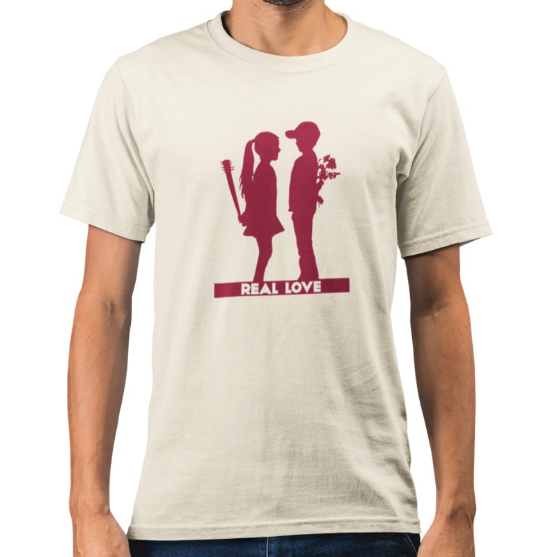 01001  Real Love  Unisex T-shirt  Moderaw  