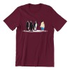 7882 Burgundy T-shirt  Moderaw  Born To Fly