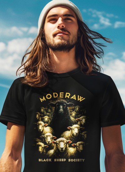 1111 Black T-shirt  Moderaw  Black Sheep Society