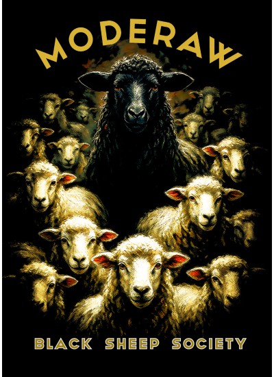 1111 Black T-shirt  Moderaw  Black Sheep Society