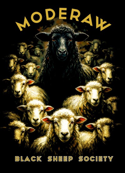 1111 Black T-shirt  Moderaw  Black Sheep Society