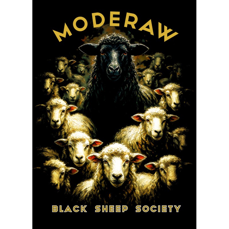 1111 Black T-shirt  Moderaw  Black Sheep Society