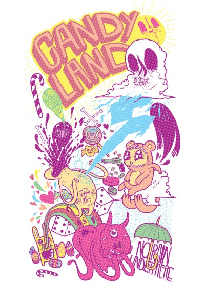 01012  Candyland  Unisex T-shirt  Moderaw  