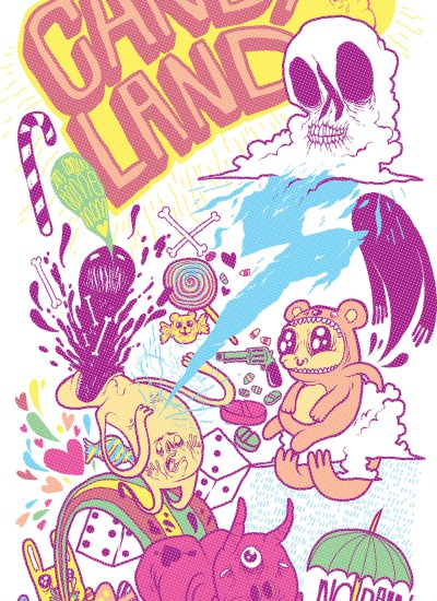 01012  Candyland  Unisex T-shirt  Moderaw  