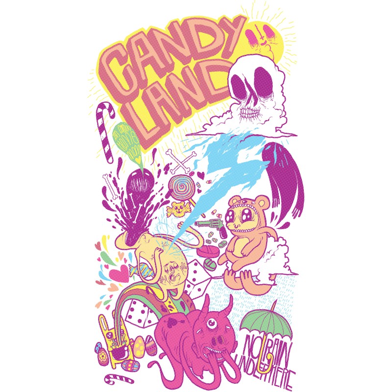 01012  Candyland  Unisex T-shirt  Moderaw  