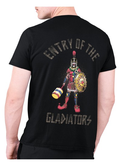 9885  White Moderaw T-shirt  Entry Of The Gladiators