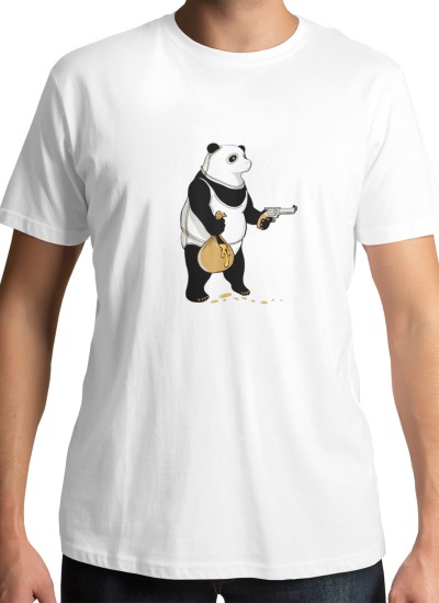 7883 White T-shirt  Moderaw  Honey Lovers