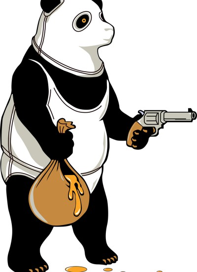 7883 White T-shirt  Moderaw  Honey Lovers