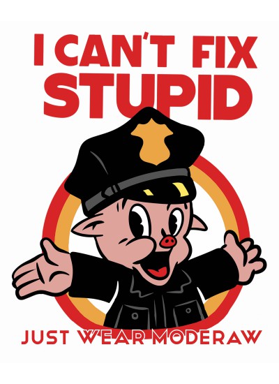 7885 I Can't Fix Stupid Unisex T-shirt  Moderaw  