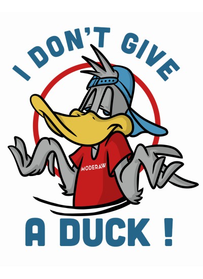 788 I Don't Give A Duck Unisex T-shirt  Moderaw  