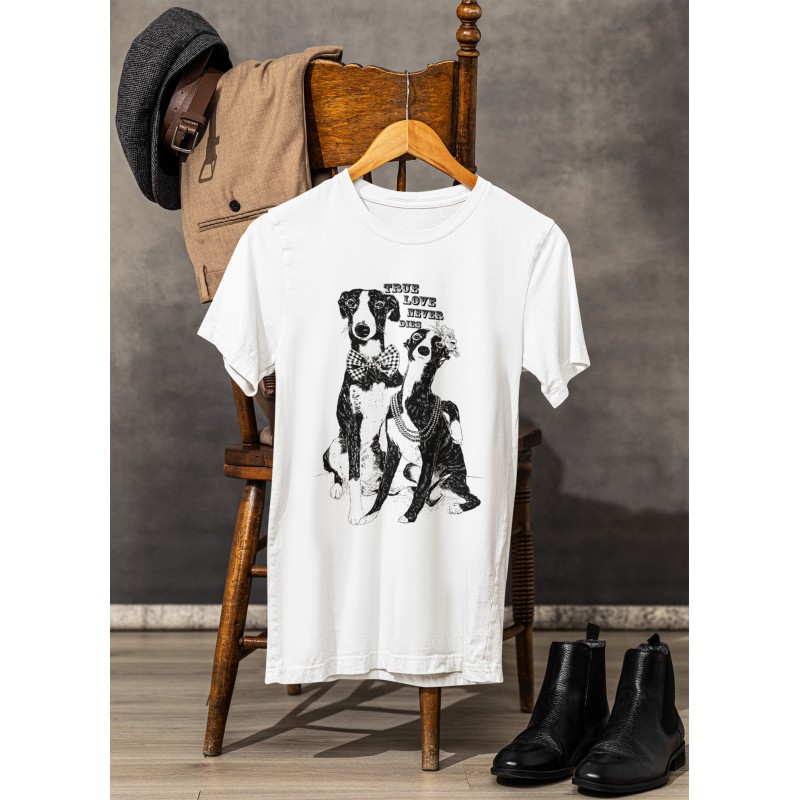 07543 True Love Never Dies White T-shirt  Moderaw  