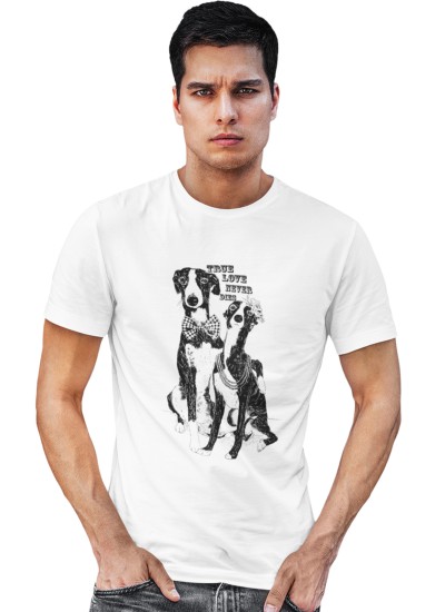 07543 True Love Never Dies White T-shirt  Moderaw  