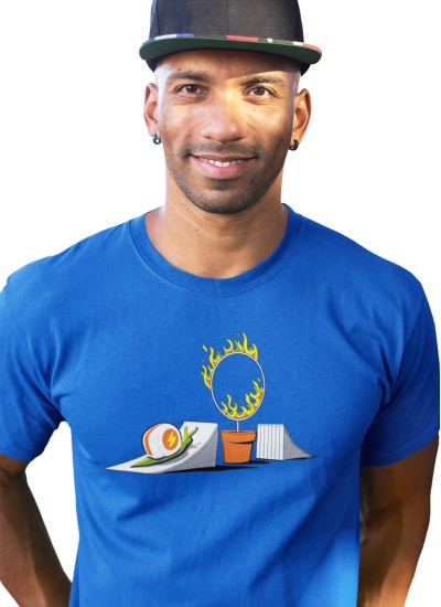 7901 Royal Blue T-shirt  Moderaw  The Great Circus