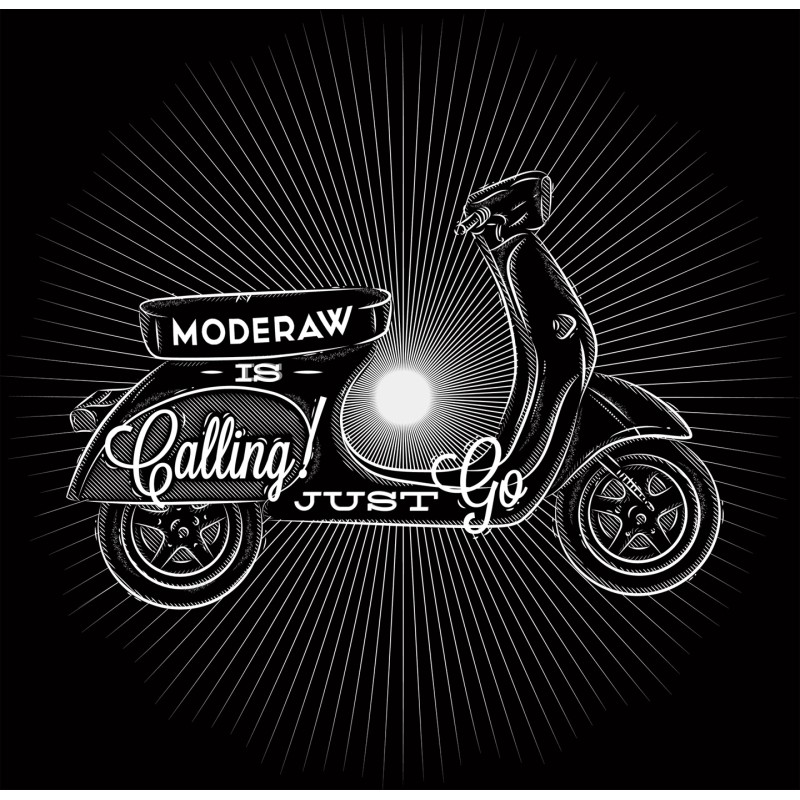 07544 Vespa Calling T-shirt  Moderaw  