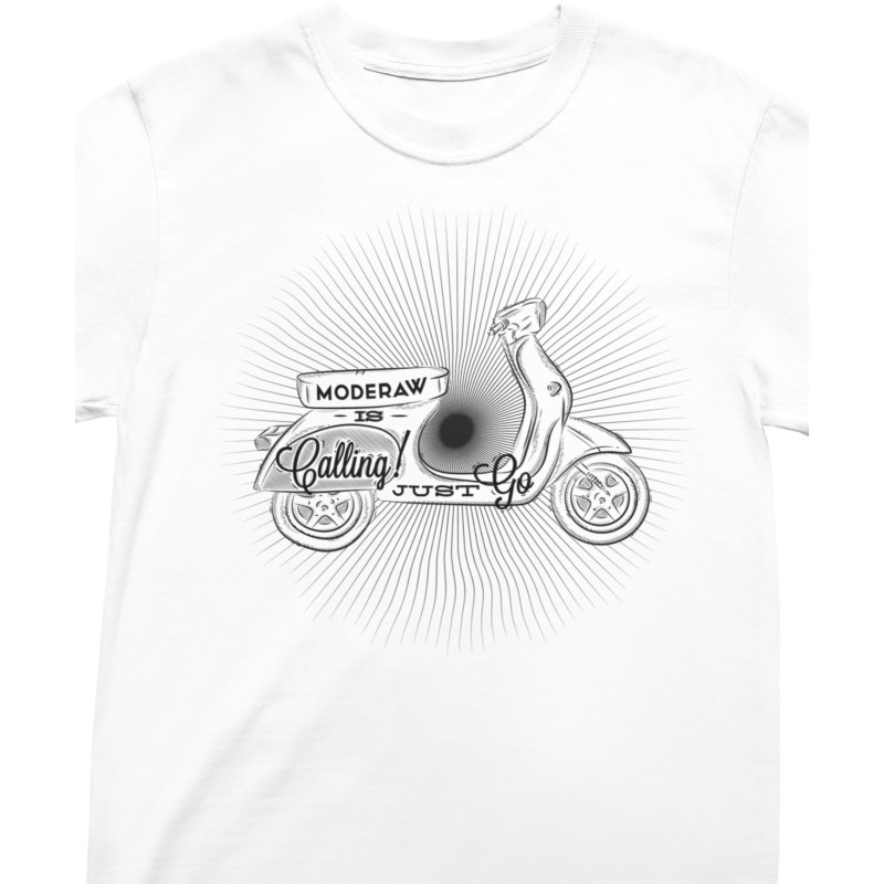 07544 Vespa Calling T-shirt  Moderaw  