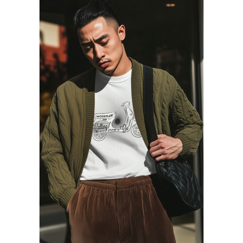 07544 Vespa Calling T-shirt  Moderaw  