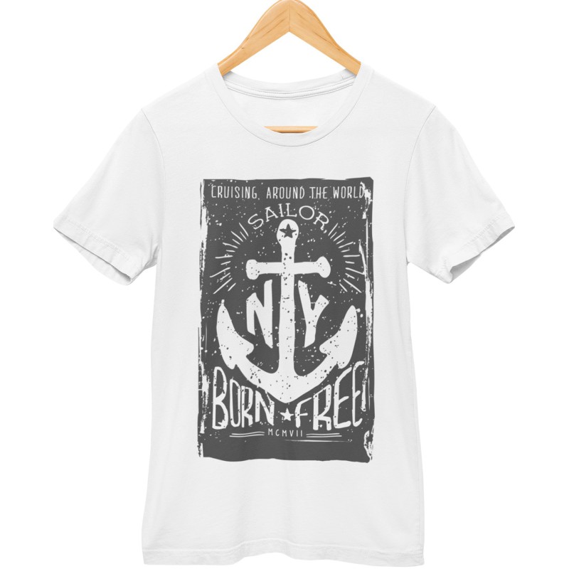 77542 Blue Horizones Unisex T-shirt  Moderaw  