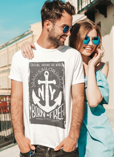 77543 Born Free Unisex T-shirt  Moderaw  