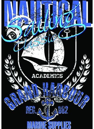 77547 Nautical T-shirt  Moderaw  