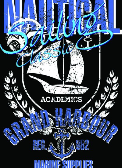 77547 Nautical T-shirt  Moderaw  