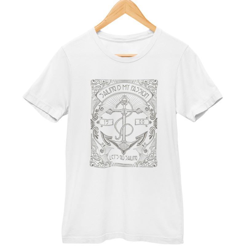 993  Let's  Go  Sailing  T-shirt  Moderaw  