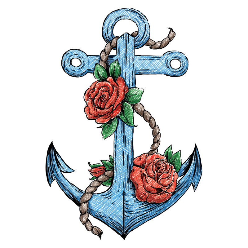 991 Nautical Flower  T-shirt  Moderaw  