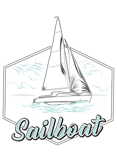 989 Sailboat  T-shirt  Moderaw  
