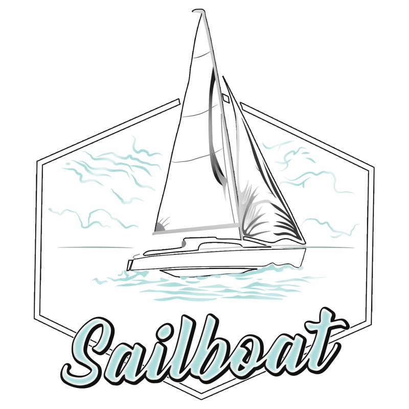 989 Sailboat  T-shirt  Moderaw  