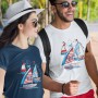 978  Watercolor  Sailing  T-shirt  Moderaw  