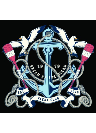 975 Yacht Club Team  T-shirt  Moderaw  