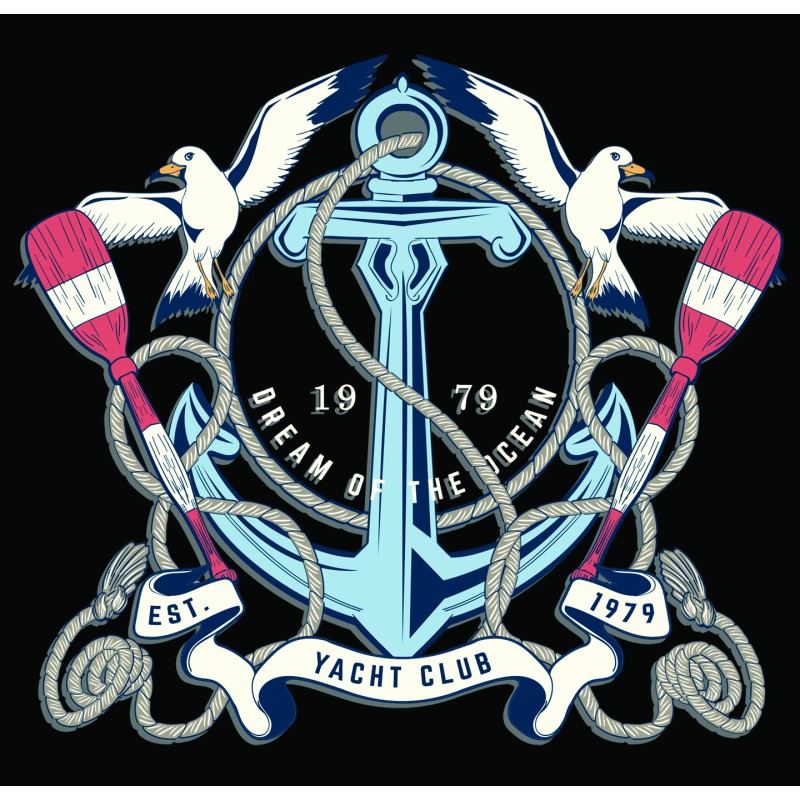 975 Yacht Club Team  T-shirt  Moderaw  