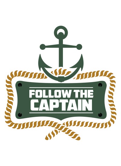 967 Follow The Captain  T-shirt  Moderaw  
