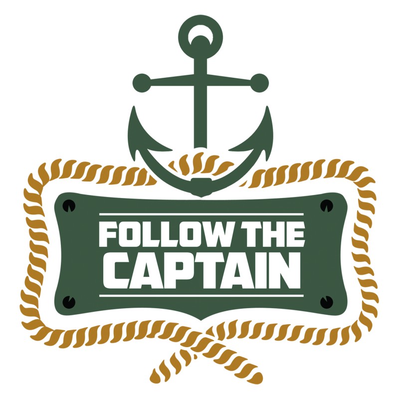 967 Follow The Captain  T-shirt  Moderaw  