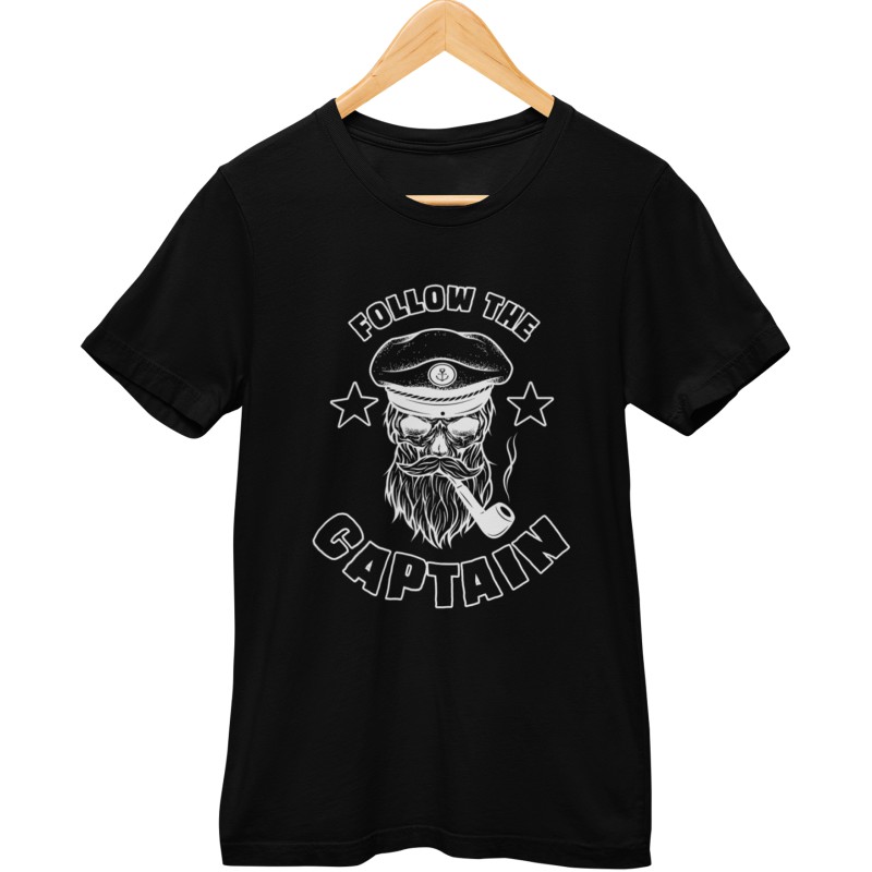 971 Follow The Skull Captain  T-shirt  Moderaw  
