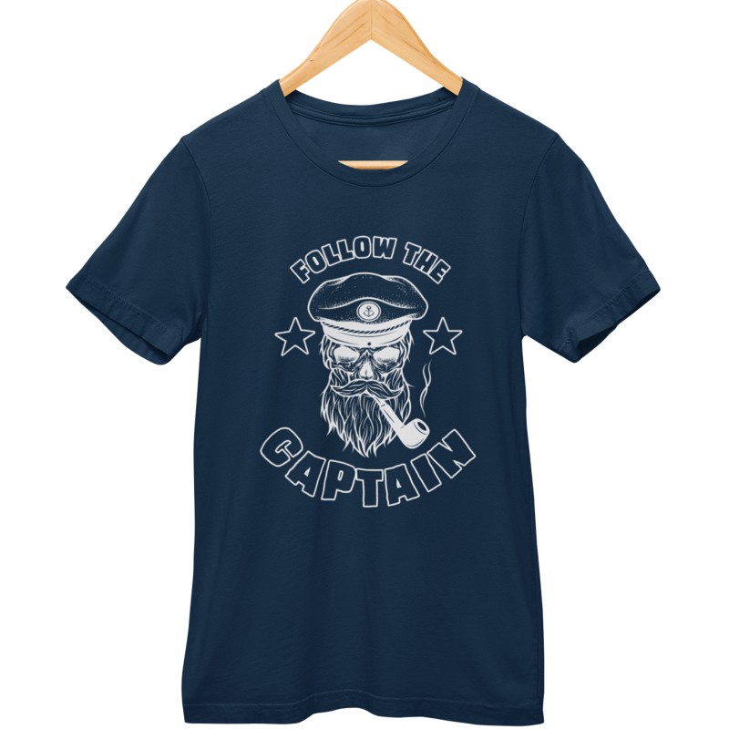 971 Follow The Skull Captain  T-shirt  Moderaw  